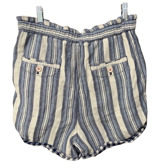 Pilcro Anthropologie Sz 30 Shorts Everyday Striped Shorts in Blue Motif NWT $88 - Picture 4 of 12